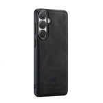 DG.MING For Samsung Galaxy A24 4G (162.1mm) Case PU Leather Covered PC + TPU Hybrid Phone Shell