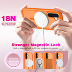 For Samsung Galaxy A36 5G / A37 5G Magnetic Case Skin Touch TPU + PC 2.0mm Thickness Anti-drop Phone Cover