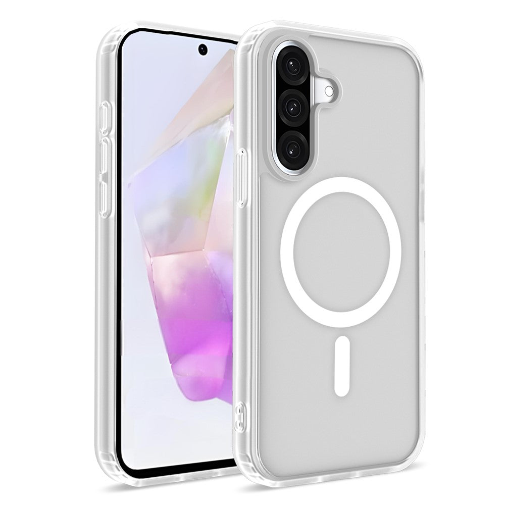 For Samsung Galaxy A36 5G / A37 5G Magnetic Case Skin Touch TPU + PC 2.0mm Thickness Anti-drop Phone Cover