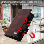 For Oppo Reno15 F 5G Case Leather Wallet Flip Phone Cover with Hardware Decor