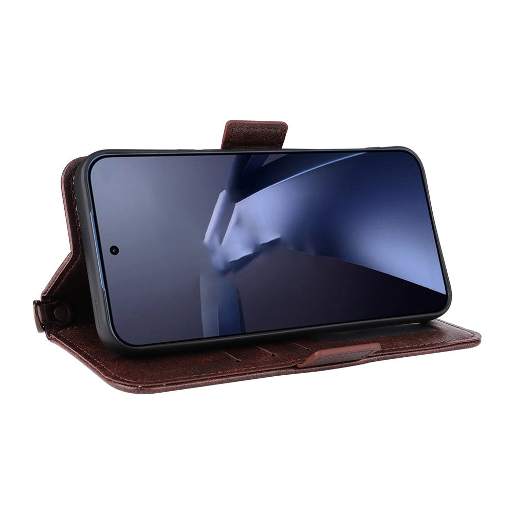 Lædercover til Xiaomi 17T med magnetisk lukning, pungcover og skulderrem