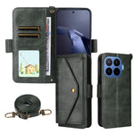 Lædercover til Xiaomi 17T med magnetisk lukning, pungcover og skulderrem