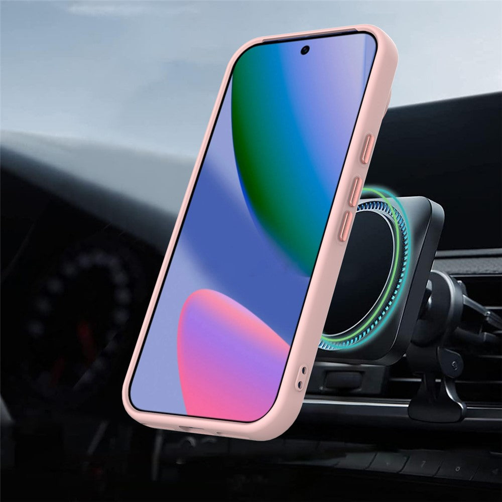 Til Google Pixel 11 / 11 Pro / 10 / 10 Pro / 9 / 9 Pro magnetisk etui med roterende ringstativ TPU + PC bagcover