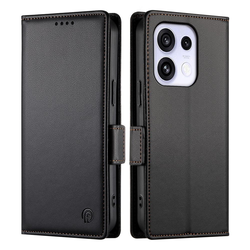 For Oppo Reno16 F 5G / Reno16 FS 5G Stand Case PU Leather Wallet Phone Cover