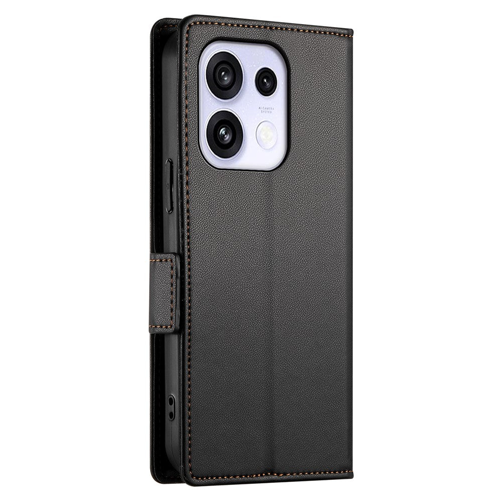 For Oppo Reno16 F 5G / Reno16 FS 5G Stand Case PU Leather Wallet Phone Cover