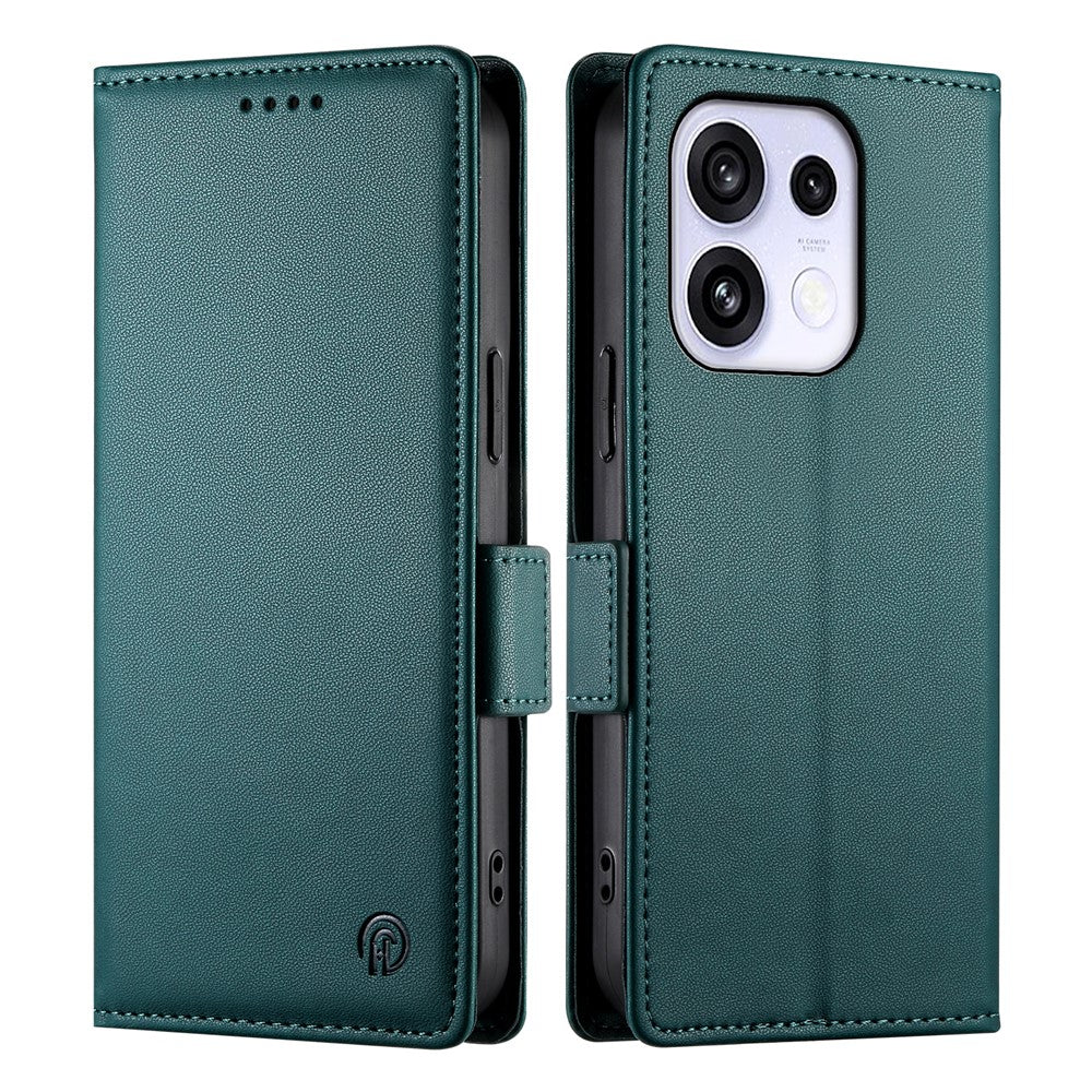For Oppo Reno16 F 5G / Reno16 FS 5G Stand Case PU Leather Wallet Phone Cover