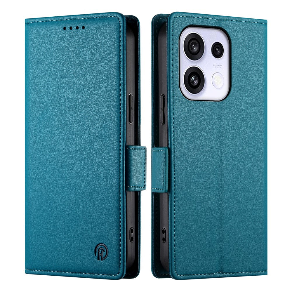 For Oppo Reno16 F 5G / Reno16 FS 5G Stand Case PU Leather Wallet Phone Cover