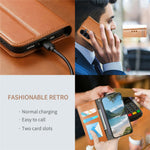 Til Samsung Galaxy S26 FE Coverpung Tri-Color Syning Lædertelefoncover med Elastisk Håndrem