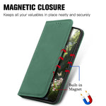 Til Samsung Galaxy S26 FE læderetui med kortholder magnetisk absorberende telefoncover
