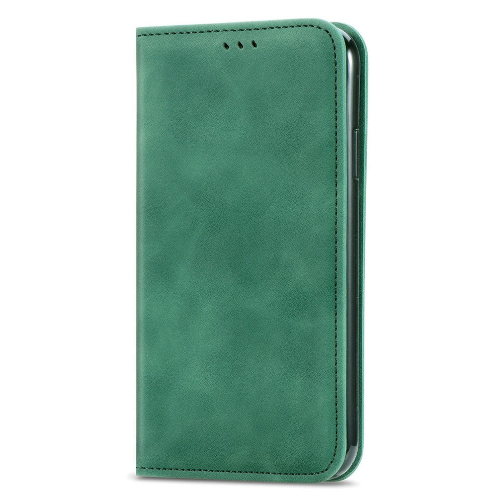 Til Samsung Galaxy S26 FE læderetui med kortholder magnetisk absorberende telefoncover