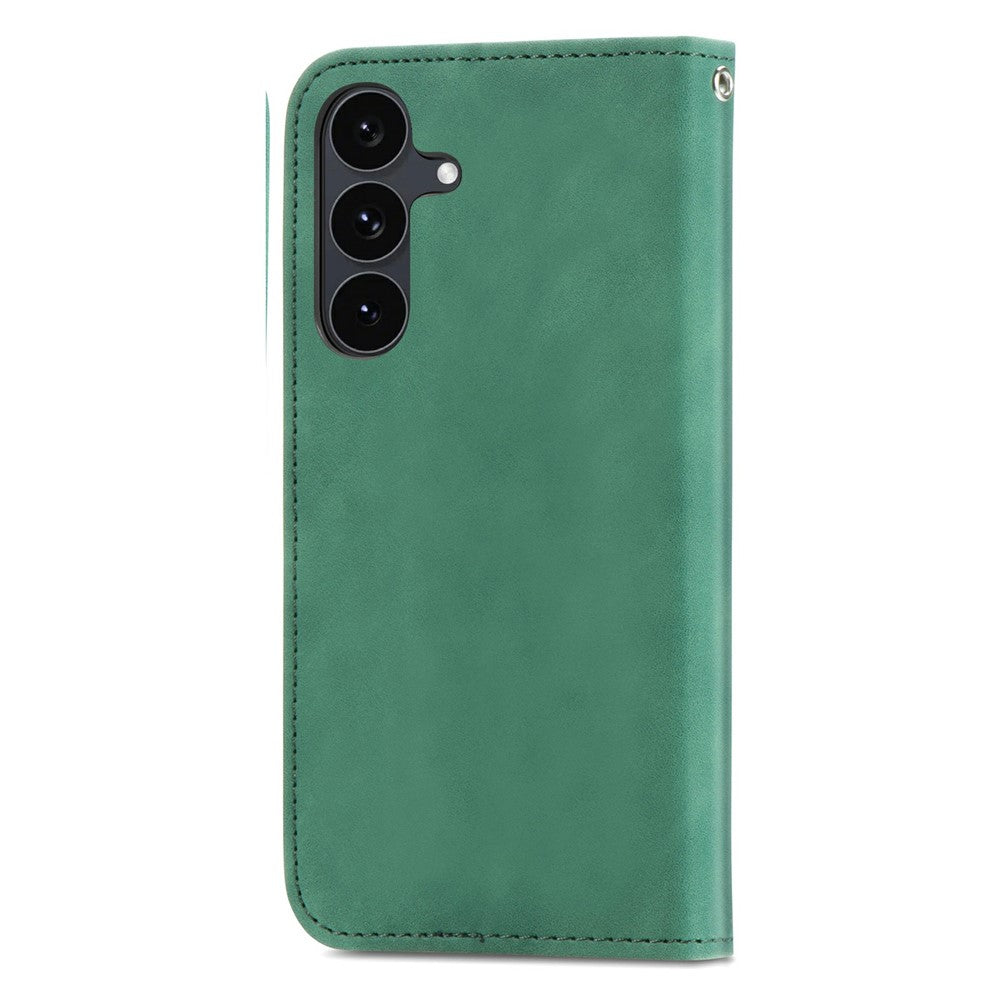 Til Samsung Galaxy S26 FE læderetui med kortholder magnetisk absorberende telefoncover