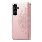 Til Samsung Galaxy S26 FE Pung Etui Mandala Blomst Læder Telefoncover Stand