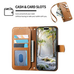 For Samsung Galaxy S26 FE Stand Case Imprint TPU PU Leather Zipper Pocket Wallet Phone Cover with Strap