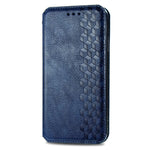 Til Samsung Galaxy S26 FE Cover Rhombus-præg PU Læder Pung Telefoncover