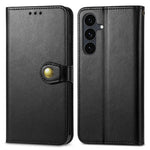 For Samsung Galaxy S26 FE Case Wallet Stand Leather Phone Cover with Wrist Strap