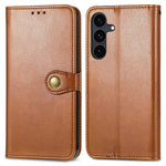 For Samsung Galaxy S26 FE Case Wallet Stand Leather Phone Cover with Wrist Strap