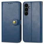 For Samsung Galaxy S26 FE Case Wallet Stand Leather Phone Cover with Wrist Strap