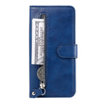 For Xiaomi 13 PU Leather Cases with Zipper Pocket Wallet Phone Cover Stand