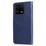 For Xiaomi 13 PU Leather Cases with Zipper Pocket Wallet Phone Cover Stand