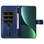 For Xiaomi 13 PU Leather Cases with Zipper Pocket Wallet Phone Cover Stand