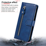 For Xiaomi 13 PU Leather Cases with Zipper Pocket Wallet Phone Cover Stand
