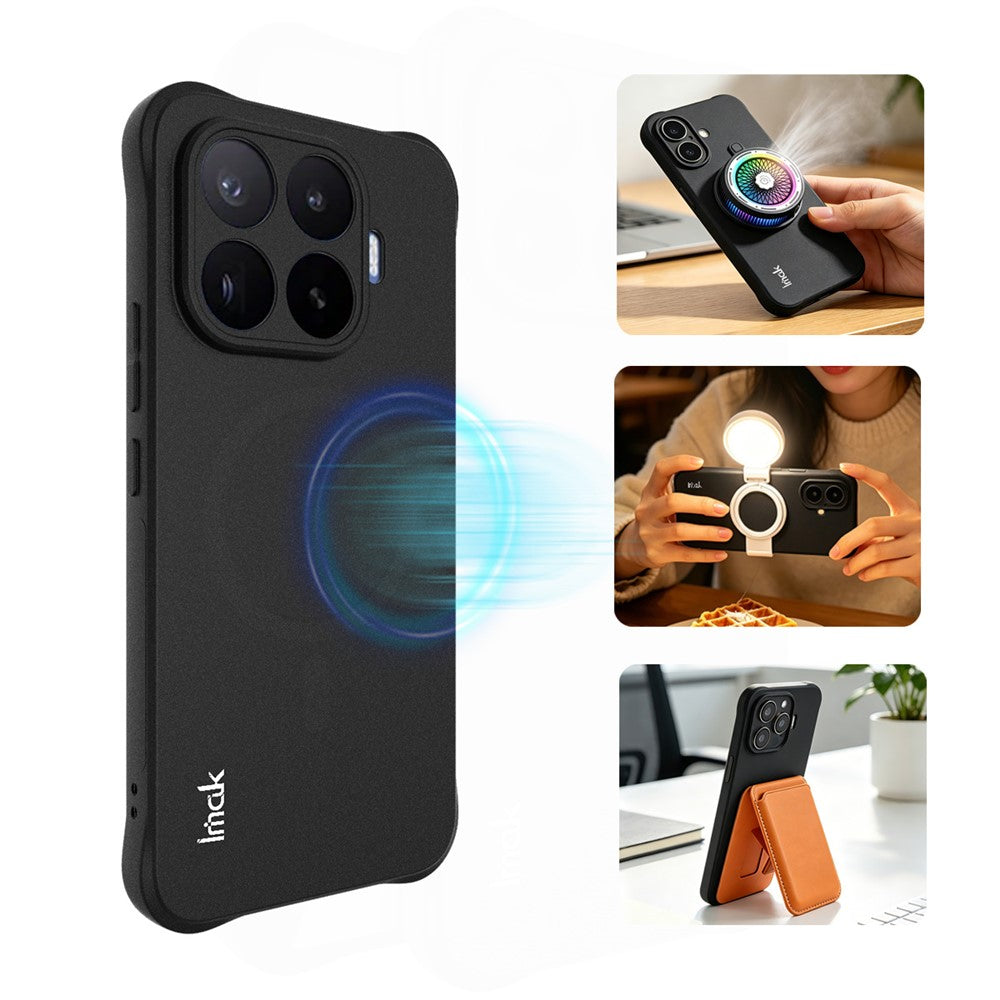 IMAK for Xiaomi 17T Pro Magnetic Case Shockproof Airbag TPU Phone Cover