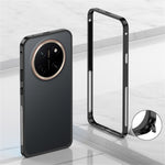 For Honor X80 Pro Max 5G Bumper Cases Metal Frame Heat Dissipation Cover with Lens Protector