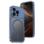 Til iPhone 15 Pro Magnetisk Cover Varmeafledning Snap-On Metal + PC Telefoncover