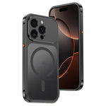 Til iPhone 15 Pro Magnetisk Cover Varmeafledning Snap-On Metal + PC Telefoncover