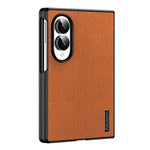For Samsung Galaxy Z Fold8 Case Wood Texture PU Leather Coated PC TPU Phone Cover