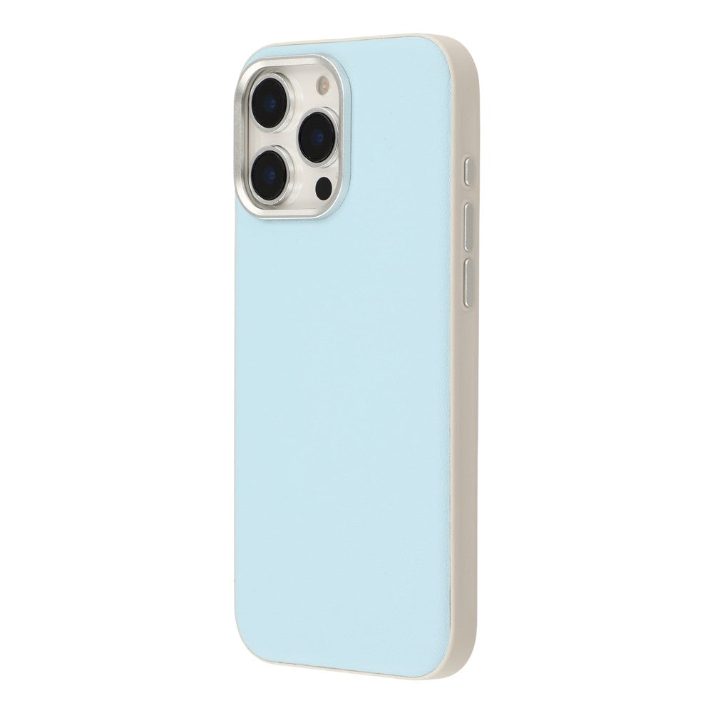 Til iPhone 16 Pro Max cover Læder + PC + TPU Beskyttende cover med kamerakontrolknap