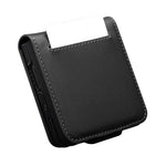 QIALINO För Samsung Galaxy Z Flip8 Fodral Korthållare Äkta Koläder Flipfodral