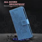 Drop-proof Phone Case Stand For Xiaomi 13 Flower Imprinting PU Leather Flip Wallet Cover with Strap