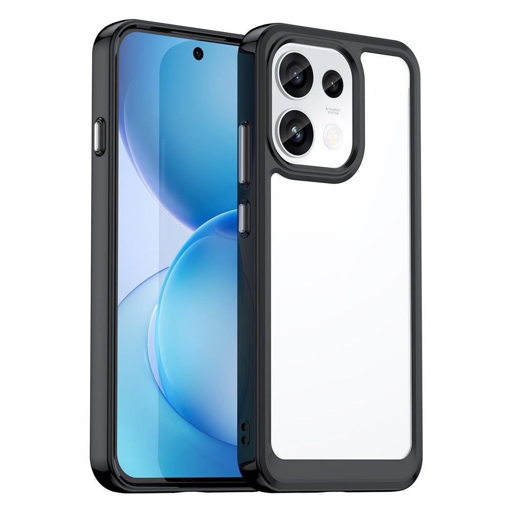 Phone Case For Oppo Reno16 F 5G  /  Reno16 FS 5G TPU + Acrylic Protective Clear Phone Cover
