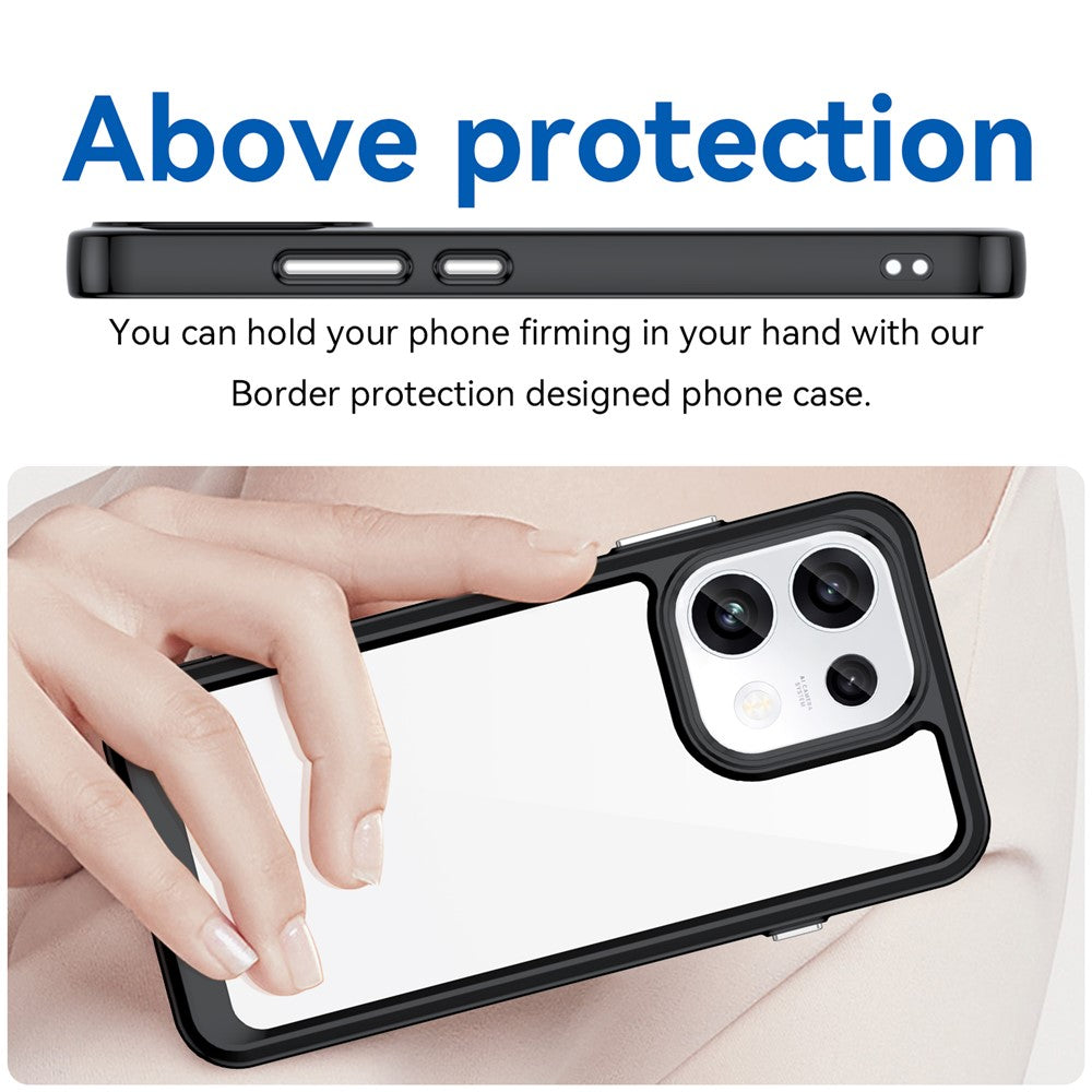 Phone Case For Oppo Reno16 F 5G  /  Reno16 FS 5G TPU + Acrylic Protective Clear Phone Cover