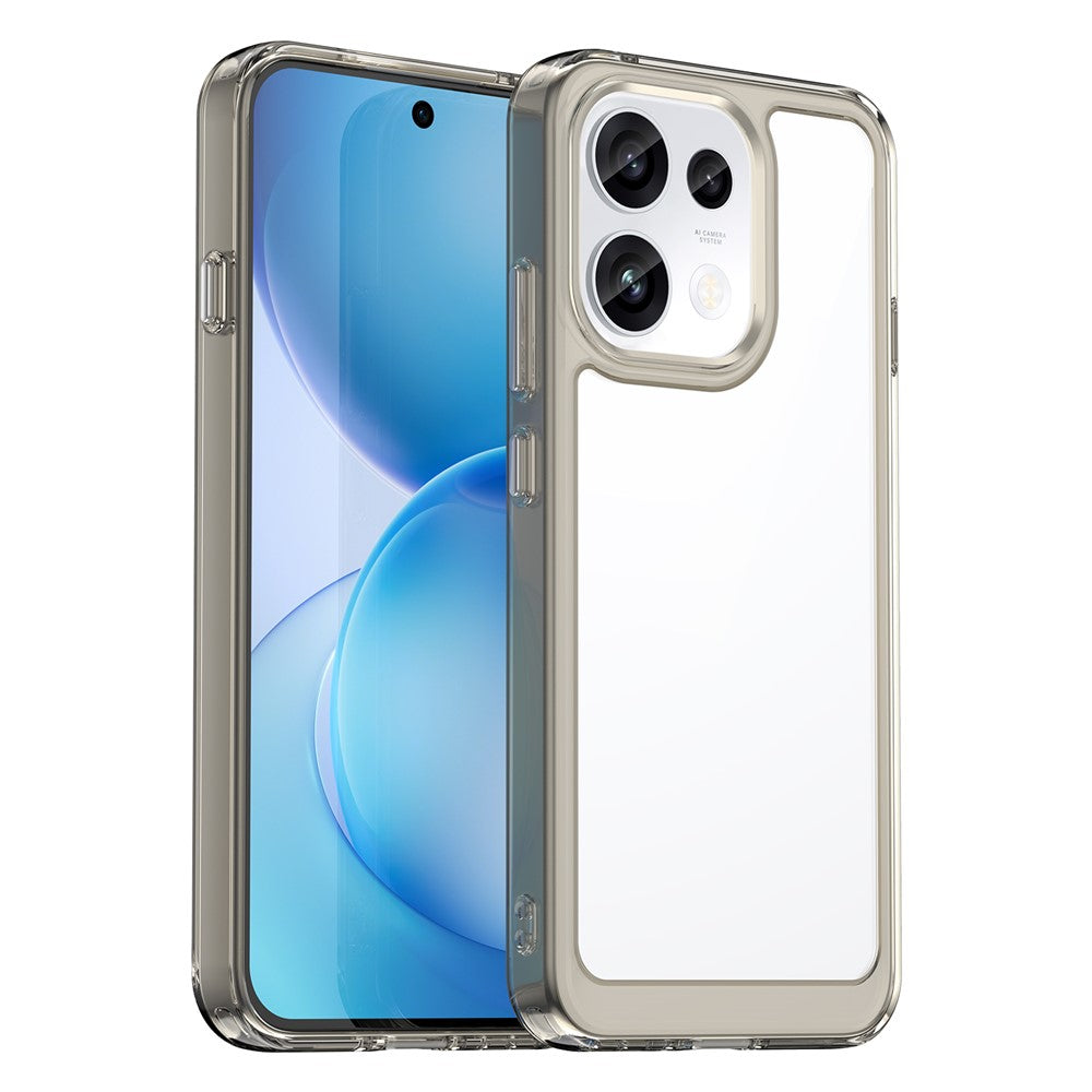 Phone Case For Oppo Reno16 F 5G  /  Reno16 FS 5G TPU + Acrylic Protective Clear Phone Cover