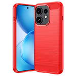 For Oppo Reno16 Pro 5G (Global) / Reno16 5G (Global) TPU Case Protective Phone Cover Carbon Fiber Texture Brushed