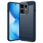 For Oppo Reno16 Pro 5G (Global) / Reno16 5G (Global) TPU Case Protective Phone Cover Carbon Fiber Texture Brushed