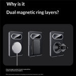 SULADA För Huawei Pura X Max Magnetiskt Skal Stativ PU + PC mobilskal Kolfiberstruktur