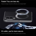 SULADA For Samsung Galaxy Z Fold8 Magnetic Case Kickstand PU + PC Phone Cover Carbon Fiber Texture