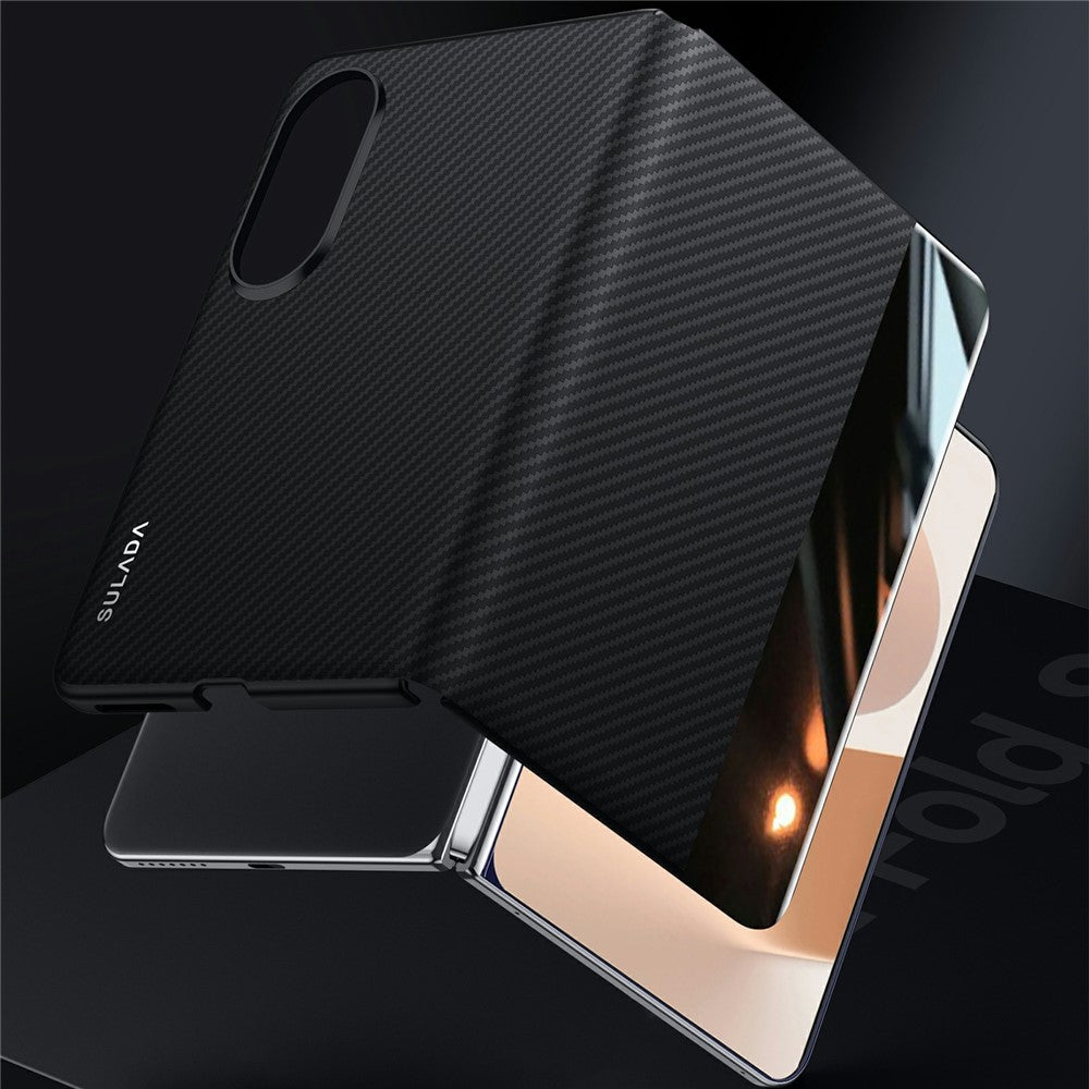 SULADA For Samsung Galaxy Z Fold8 Magnetic Case View Window Leather Phone Cover with Auto Wake  /  Sleep