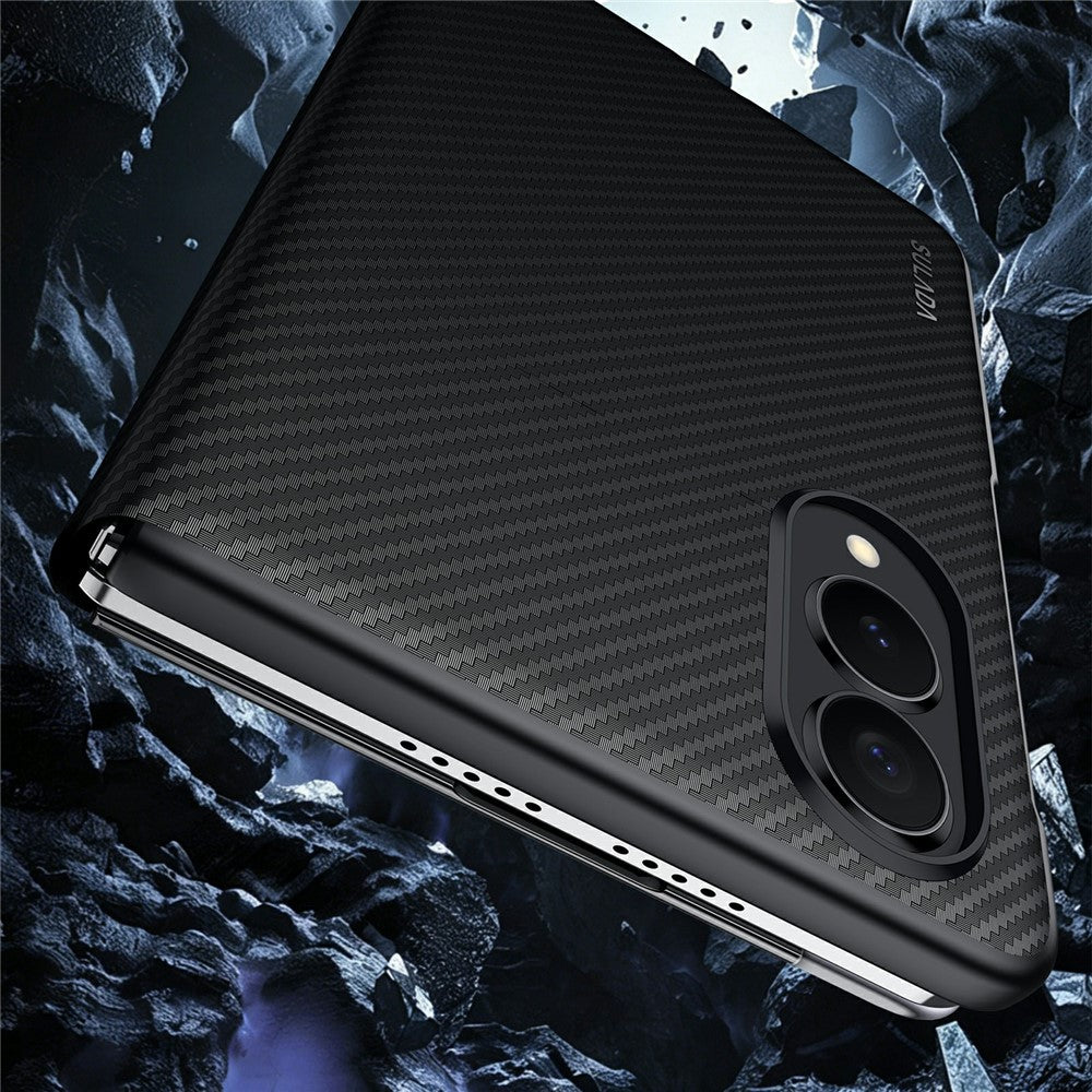 SULADA For Samsung Galaxy Z Fold8 Magnetic Case View Window Leather Phone Cover with Auto Wake  /  Sleep