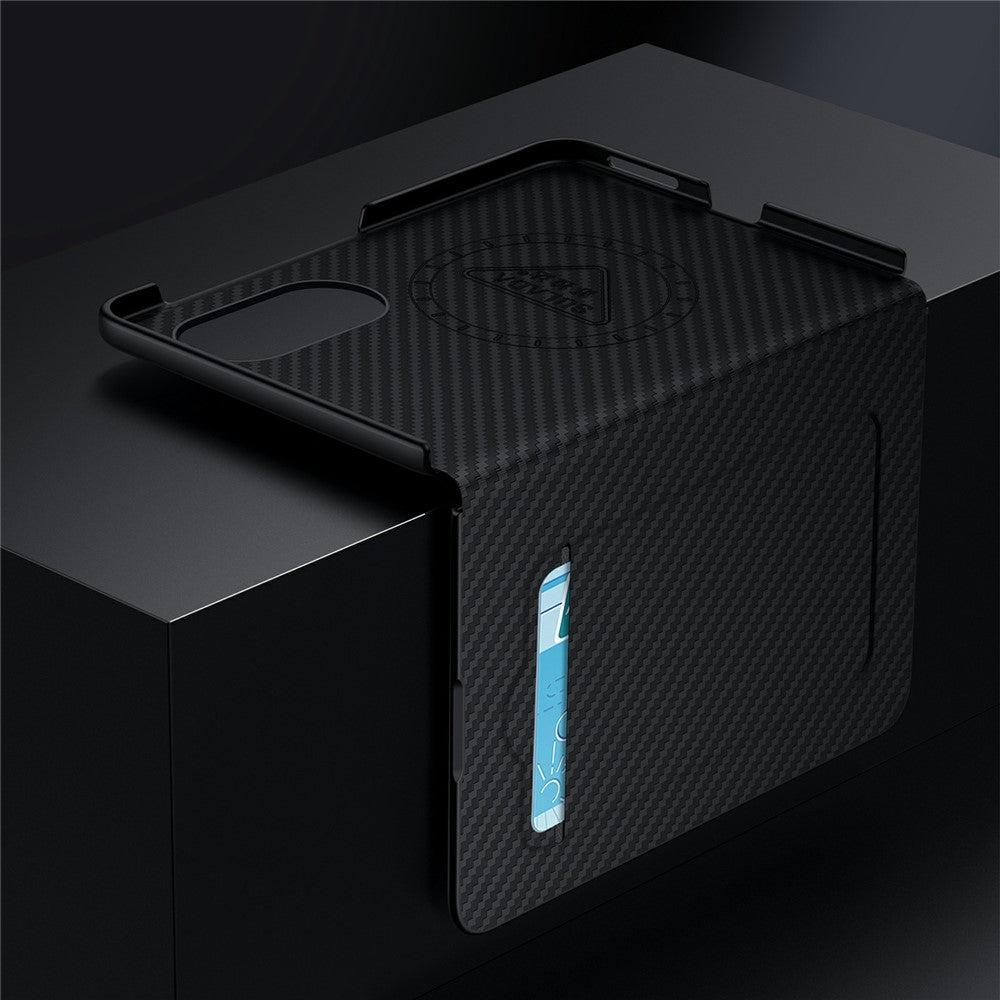 SULADA For Samsung Galaxy Z Fold8 Magnetic Case View Window Leather Phone Cover with Auto Wake  /  Sleep