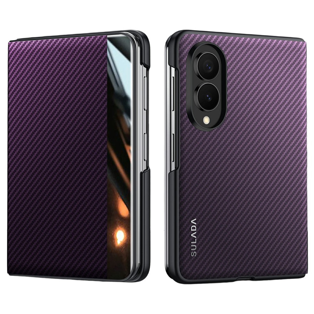SULADA For Samsung Galaxy Z Fold8 Magnetic Case View Window Leather Phone Cover with Auto Wake  /  Sleep