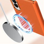 SULADA Til Samsung Galaxy Z Fold8 Beskyttende Magnetisk Cover Med Kevlar Gitter Tekstur Anti-Fingeraftryk PC Telefoncover