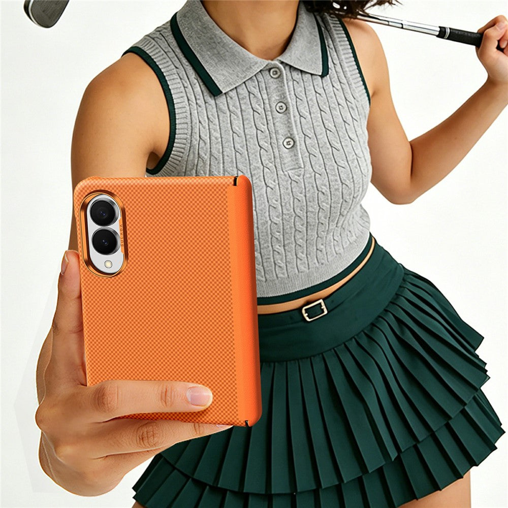 SULADA Til Samsung Galaxy Z Fold8 Beskyttende Magnetisk Cover Med Kevlar Gitter Tekstur Anti-Fingeraftryk PC Telefoncover