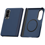 SULADA Til Samsung Galaxy Z Fold8 Beskyttende Magnetisk Cover Med Kevlar Gitter Tekstur Anti-Fingeraftryk PC Telefoncover