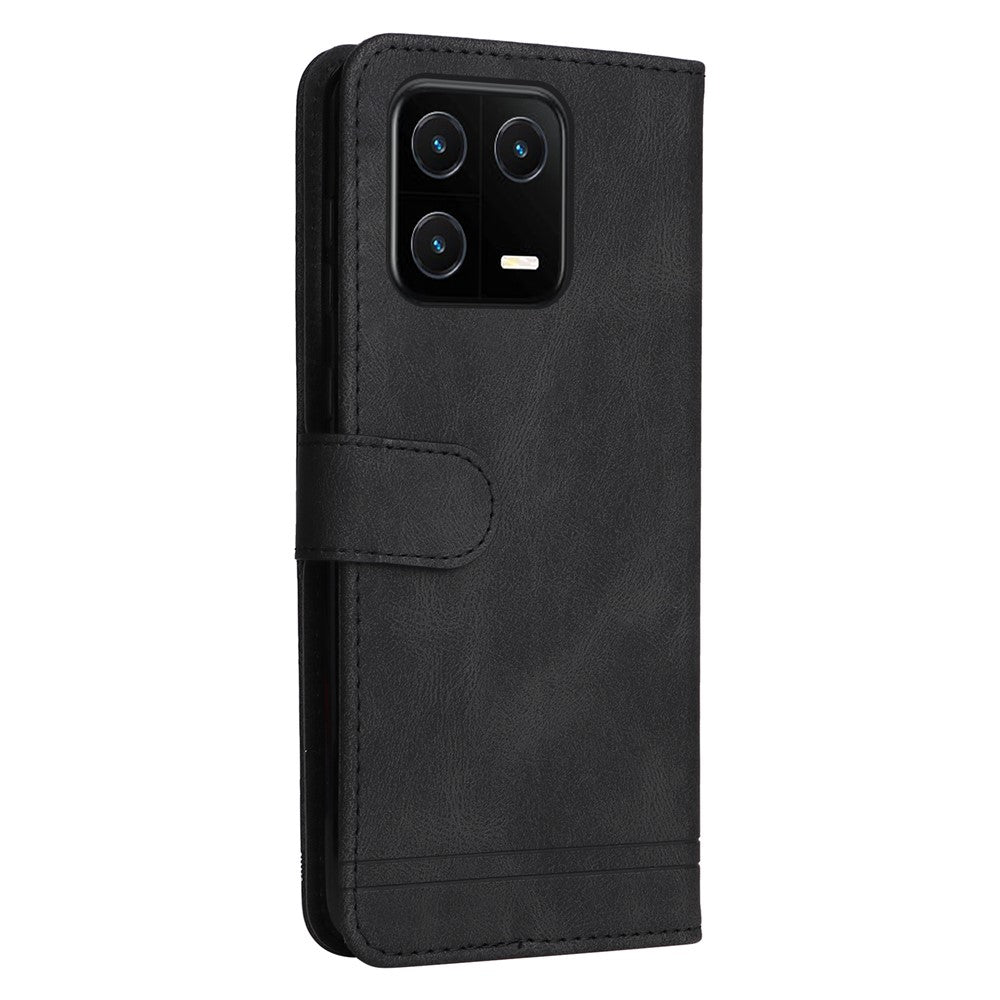 For Xiaomi 13 Pro 5G Leather Wallet Cases Skin Touch Phone Cover Stand with Strap