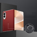 SULADA For Samsung Galaxy Z Fold8 Case Genuine Cow Leather Frameless Phone Back Cover