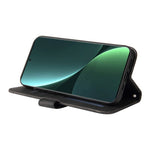 For Xiaomi 13 Leather Wallet Cases Skin Touch Phone Cover Stand with Strap